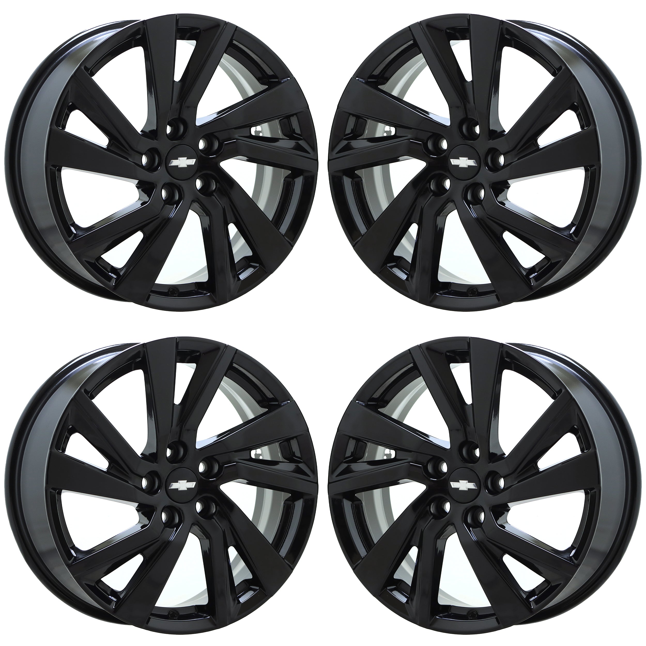 18" Chevrolet Equinox Gloss Black wheels rims Factory OEM set 14062 EXCHANGE
